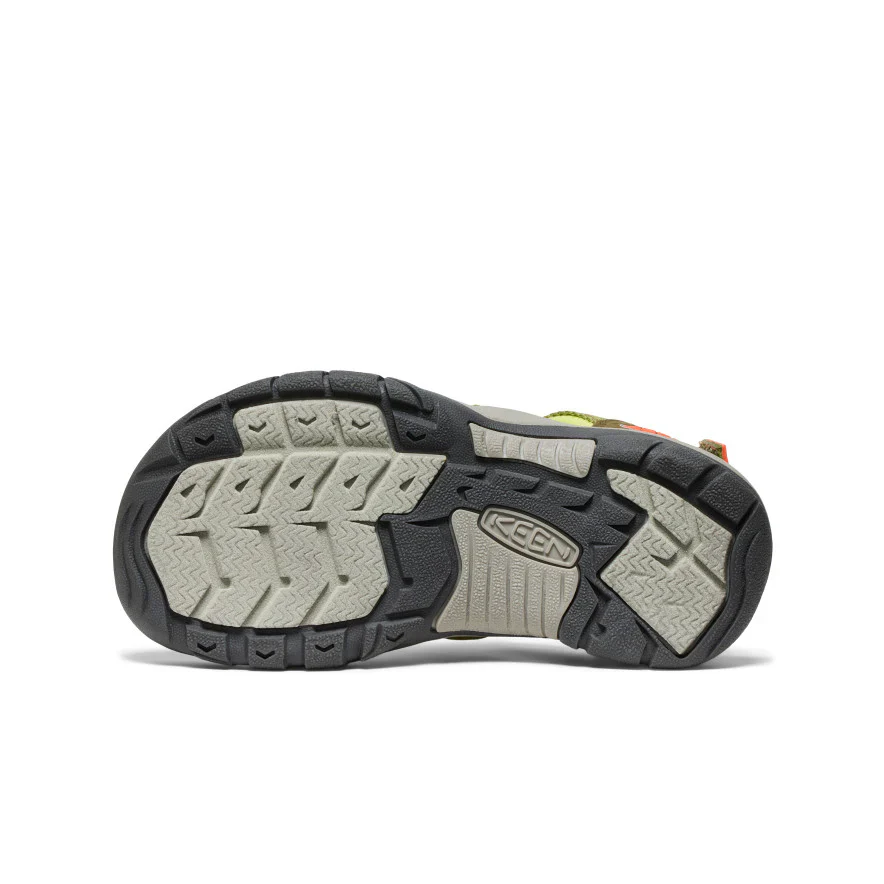 Keen Big Kids' (Sizes 1-7) Newport Boundless Youth Sandal - Dark Olive/Scarlet Ibis - Image 6