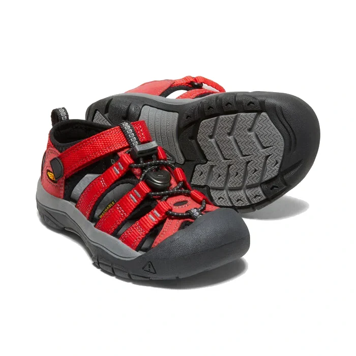 Keen Little Kids' Newport H2 (Sizes 8 - 13) - Ribbon Red/Gargoyle - Image 3
