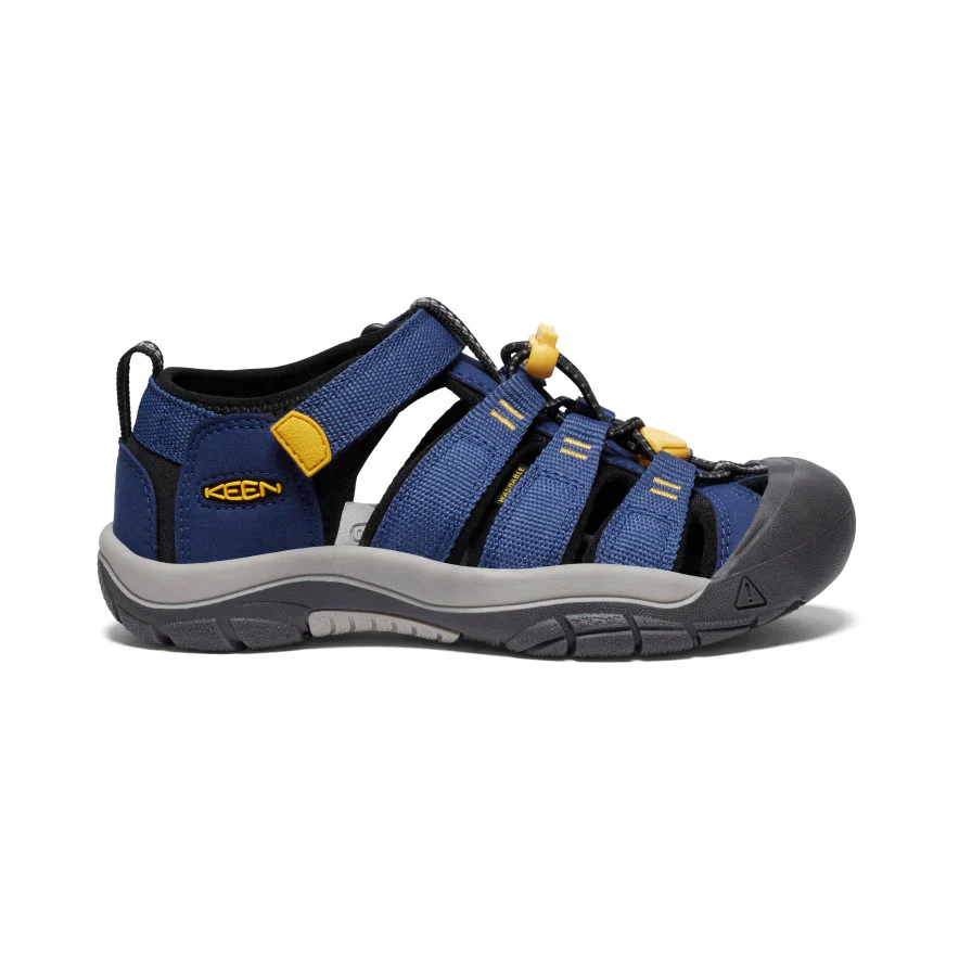 Keen Big Kids' (Sizes 1-7) Newport H2 Youth Sandal - Naval Academy/Keen Yellow - Image 2