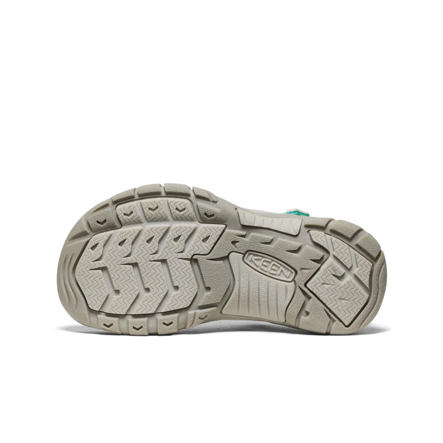 Keen Big Kids' Newport H2 Sandals - Bright Aqua/Giggle Pink - Image 3