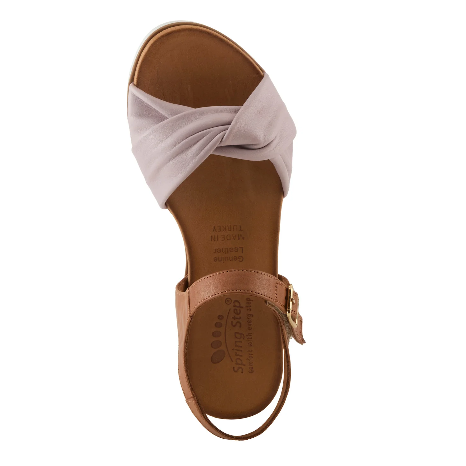 Spring Step Women's Nihira Genuine Leather Sandal- Lilac Multi - Image 6