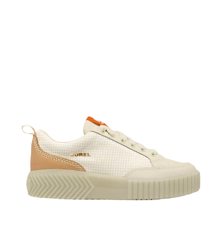 Sorel Women's Ona Ave Low Waterproof Sneaker - Bleached Ceramic/Light Aloe - Image 3