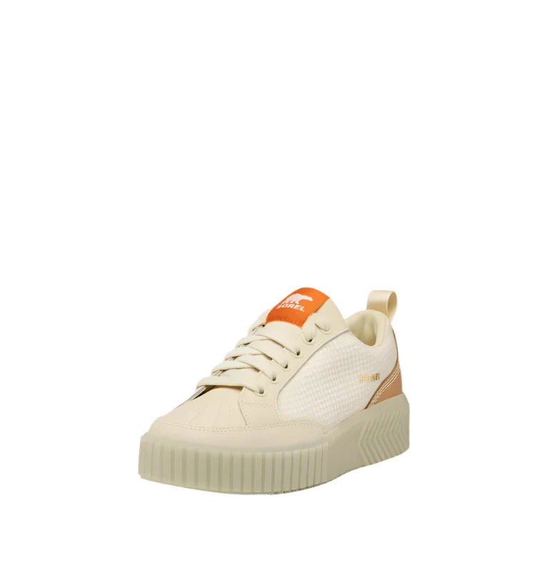 Sorel Women's Ona Ave Low Waterproof Sneaker - Bleached Ceramic/Light Aloe - Image 4