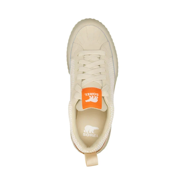 Sorel Women's Ona Ave Low Waterproof Sneaker - Bleached Ceramic/Light Aloe - Image 6
