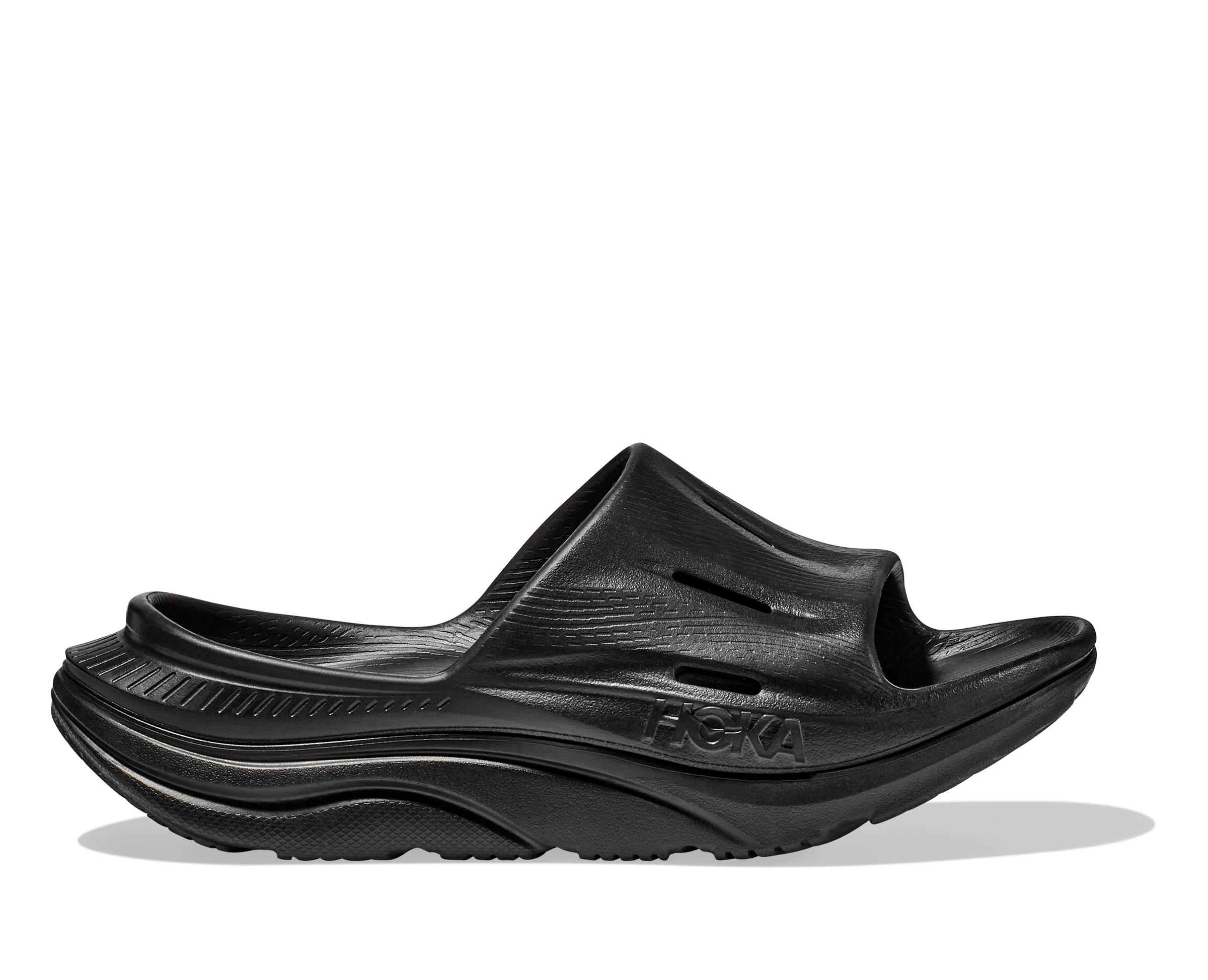 Hoka Ora Recovery Slide 3 - Black/Black - Image 2