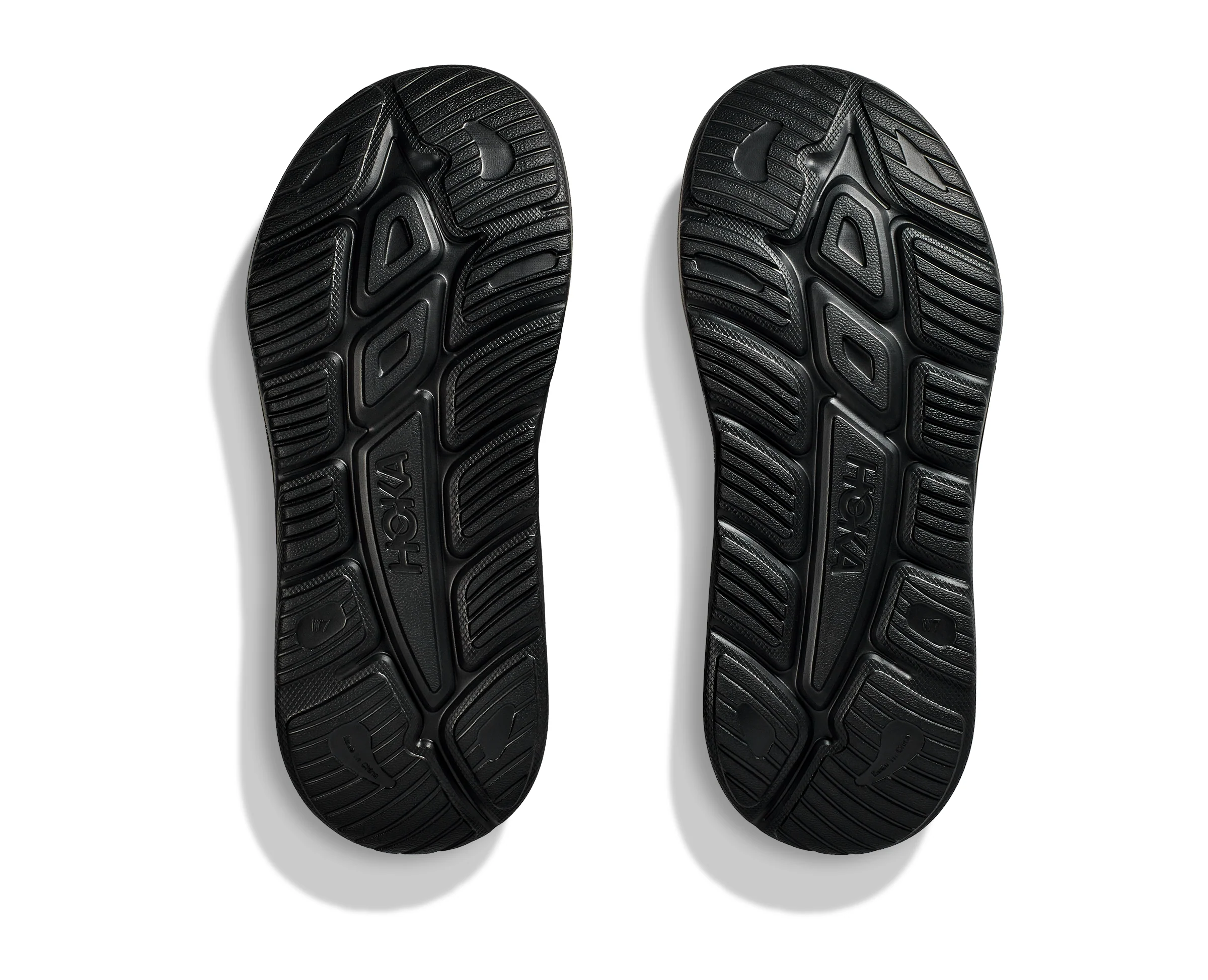 Hoka Ora Recovery Slide 3 - Black/Black - Image 7
