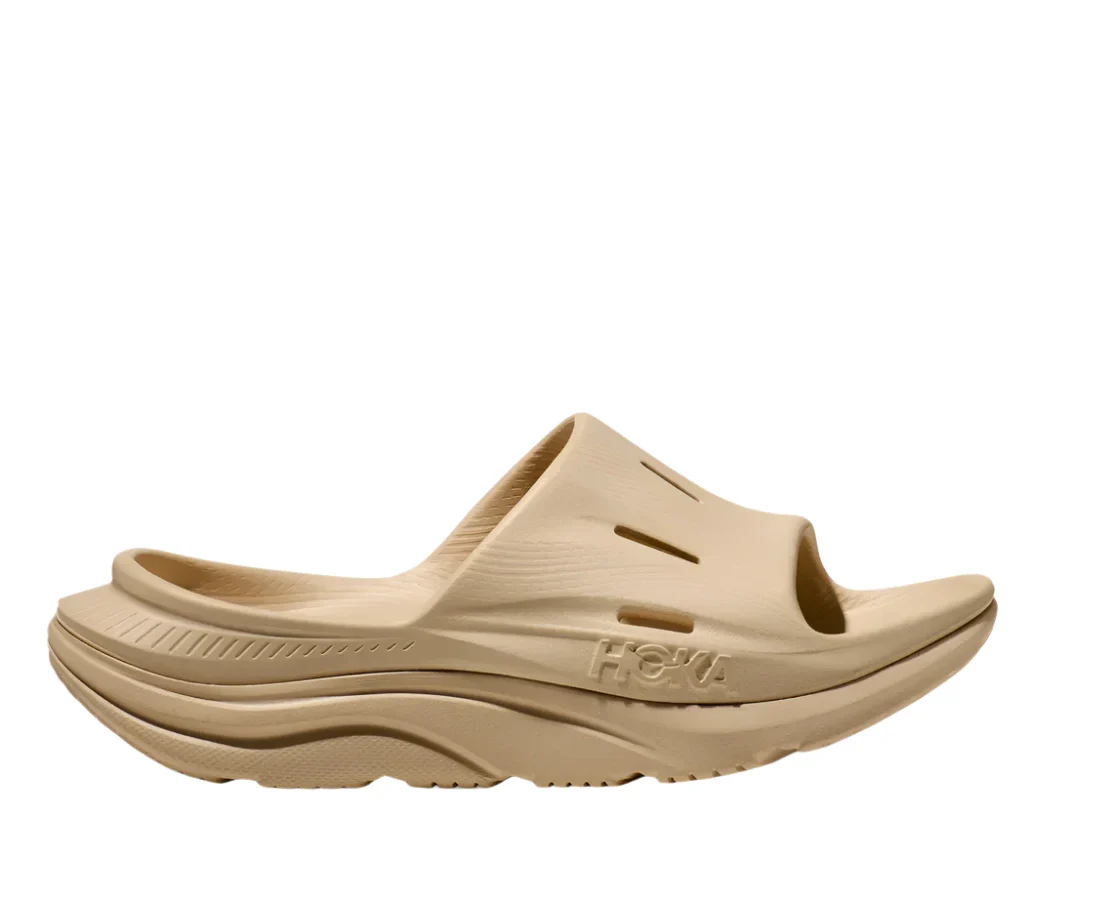 HOKA Unisex Ora Recovery Slide 3 - Shifting Sand/Shifting Sand - Image 2
