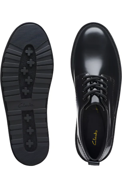 Clarks Women's Orianna Derby Shoes - Black - Image 5