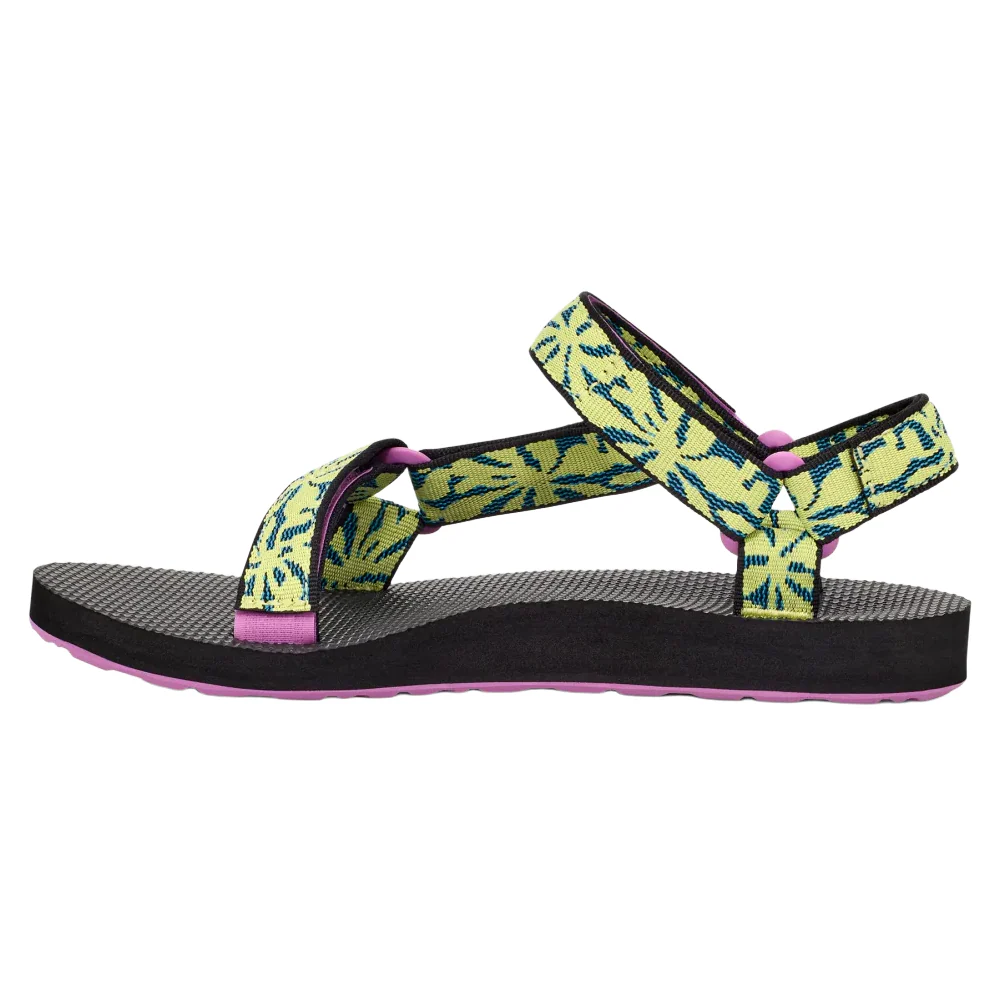 Teva Women's Universal Sandal - Beach Floral Wild Lime - Image 2