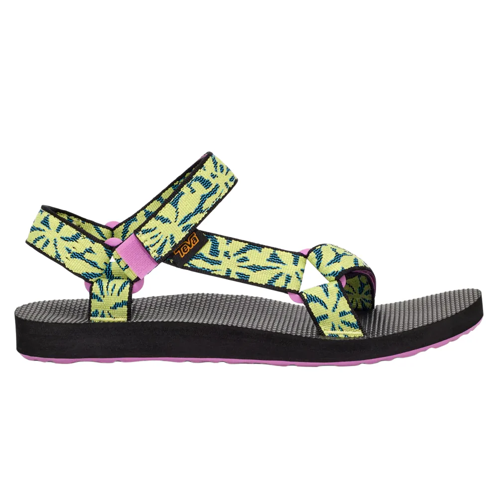 Teva Women's Universal Sandal - Beach Floral Wild Lime - Image 3