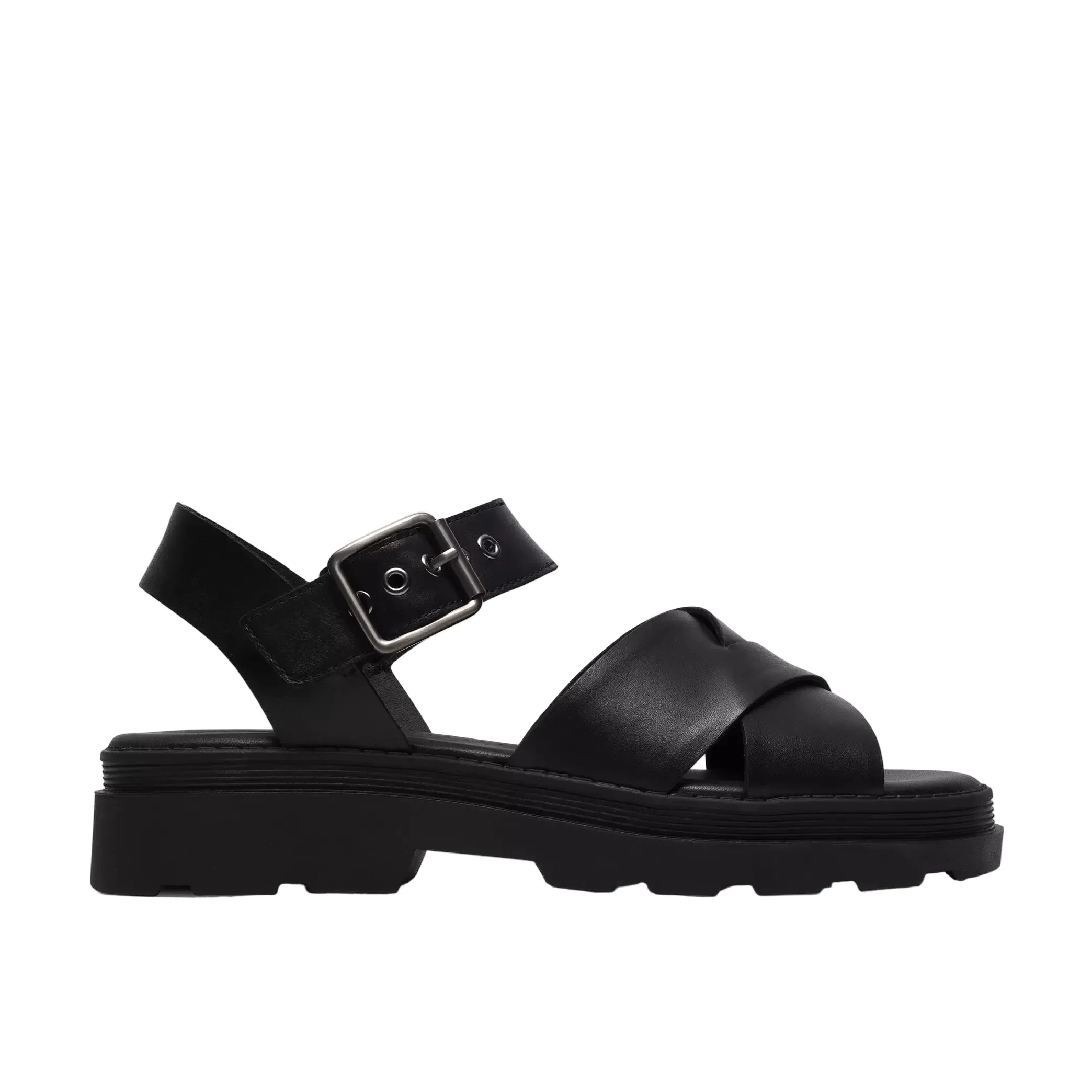 Clarks Women's Orinoco3 Cross Sandal - Black - Image 2