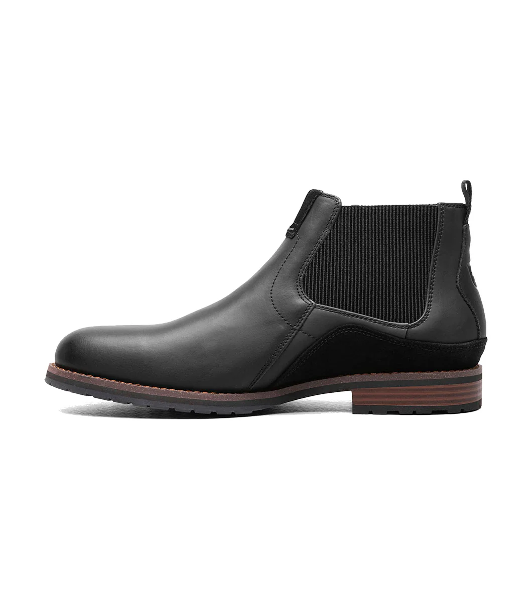Stacy Adams Men's Oskar Plain Toe Chelsea Boot - Black - Image 5