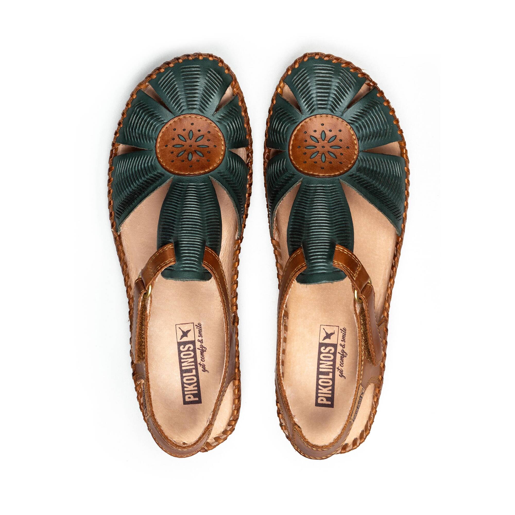 Pikolinos Women's Puerto Vallarta Sandals - Emerald - Image 3