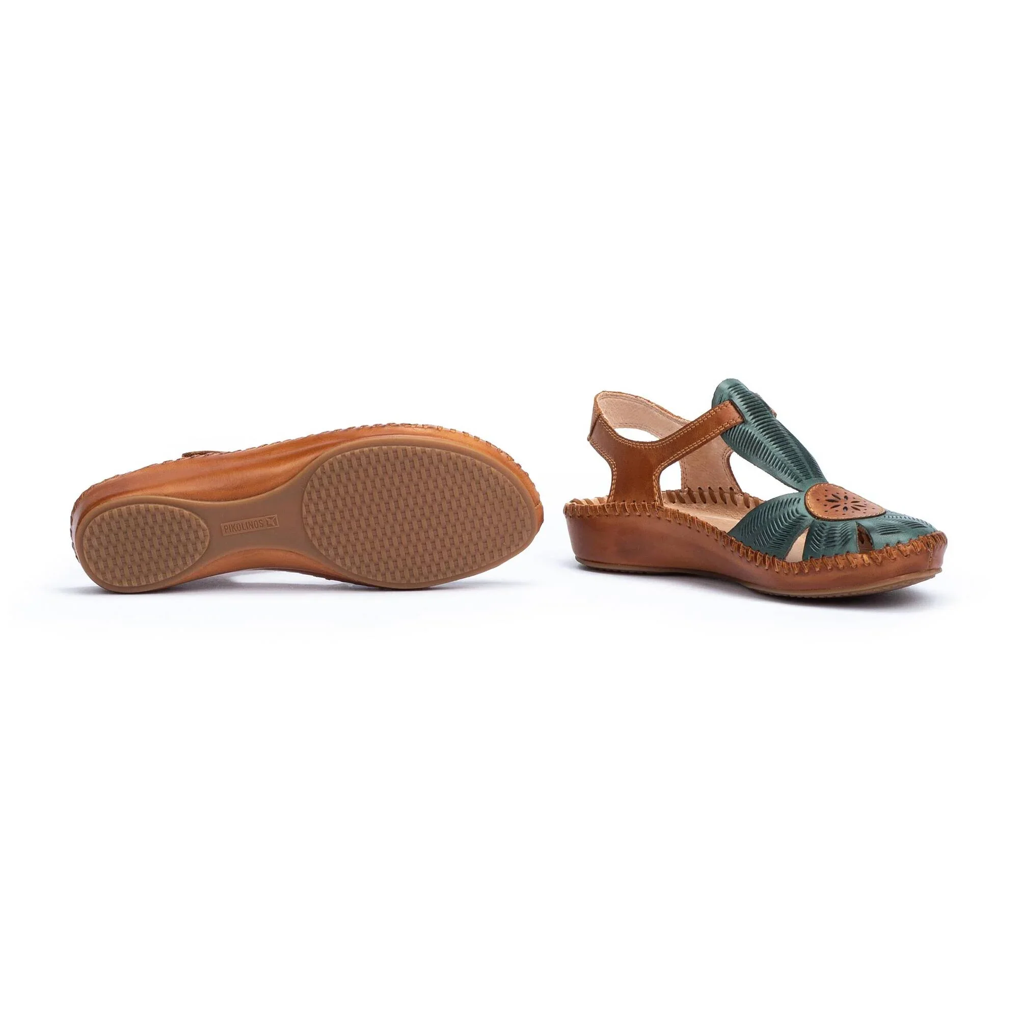 Pikolinos Women's Puerto Vallarta Sandals - Emerald - Image 4