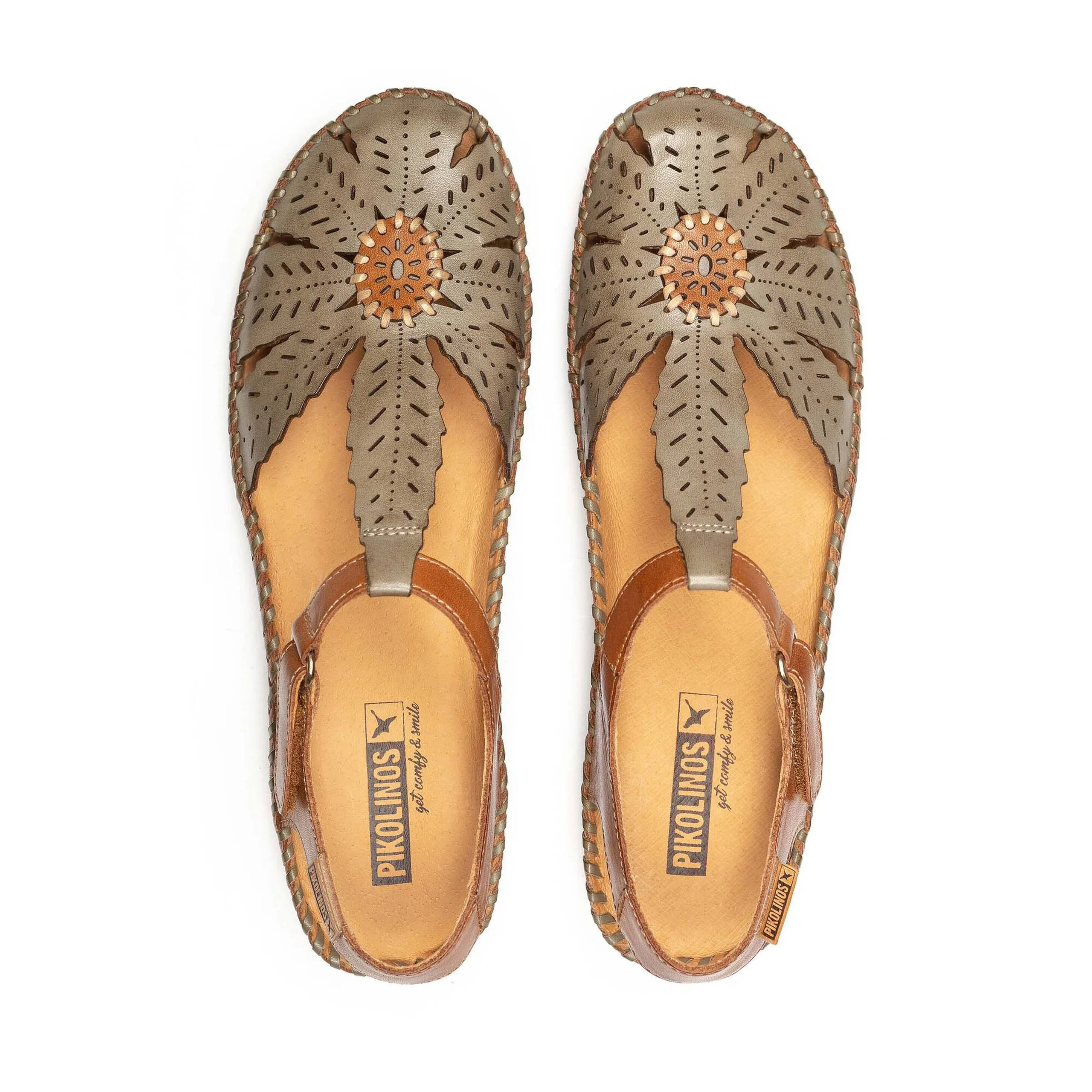 Pikolinos Women's Puerto Vallarta Semi-Open Toe Wedge Sandal - Sage - Image 4