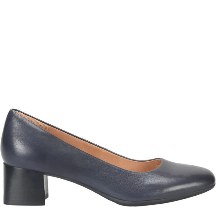 Comfortiva Women's Peach Slip-On Dress Pump - Navy - Image 5
