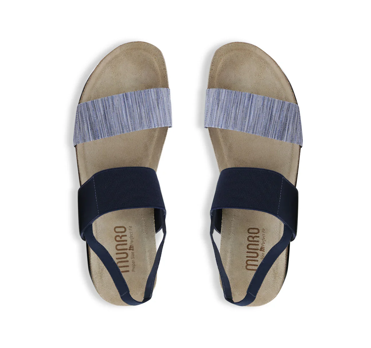 Munro Women's Pisces Sandal - Blue/Black - Image 4