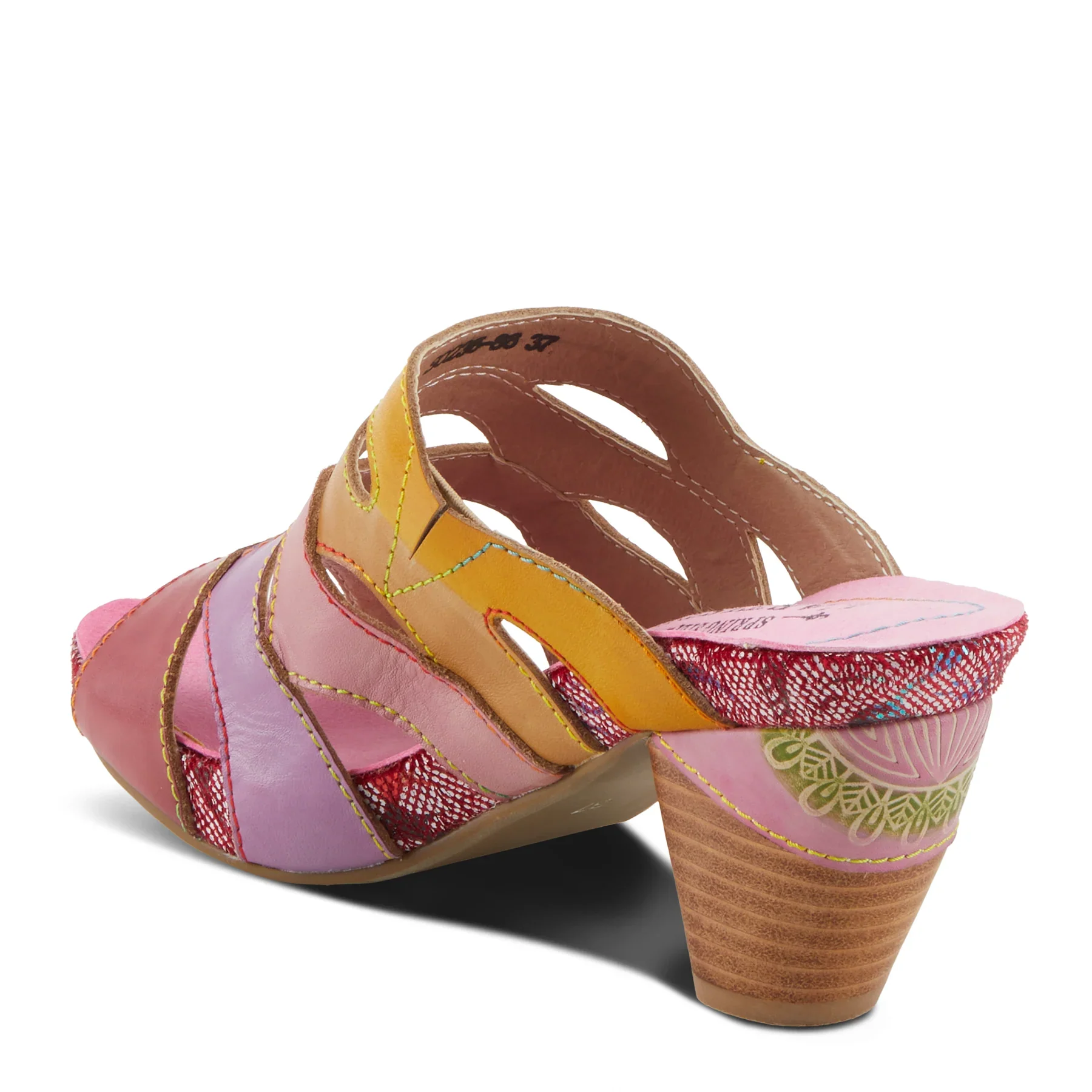 L'Artiste by Spring Step Women's Pita Sandals - Pink Multi - Image 6