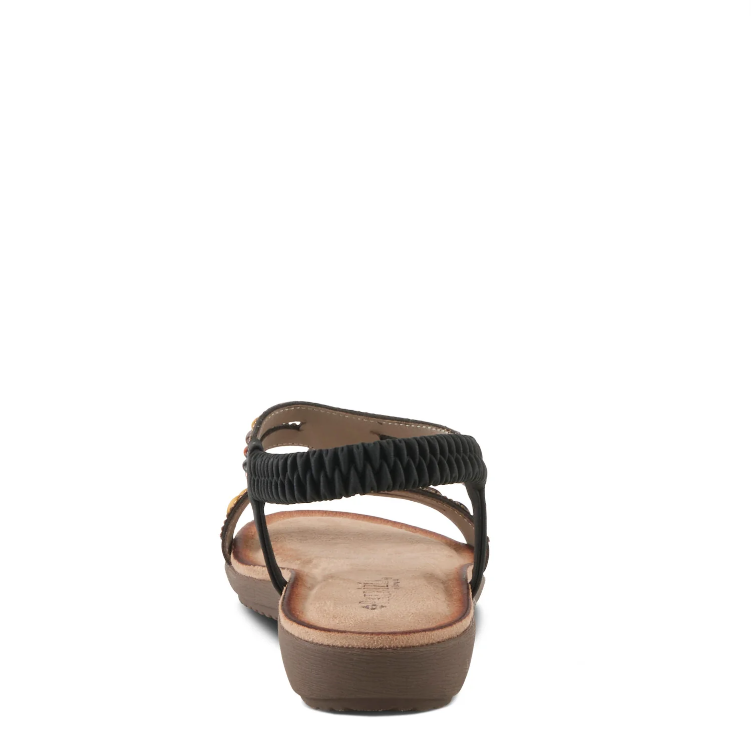 Patrizia by Spring Step Women's Ponyo Slip-on Leather Sandal - Black - Image 4