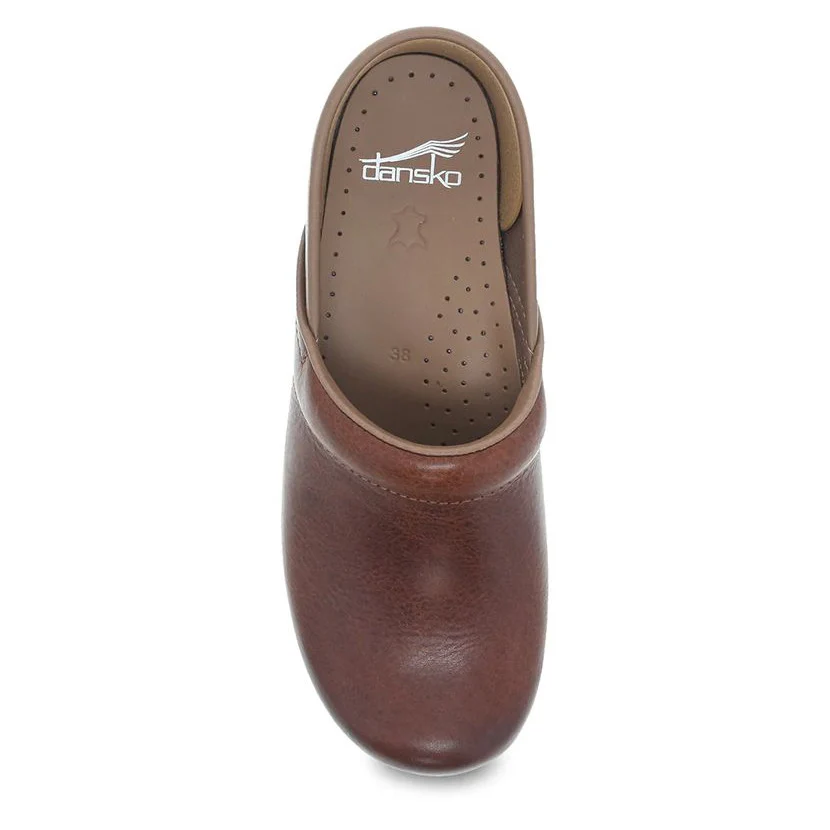 Dansko Women's Professional Full Grain Clog - Saddle - Image 3