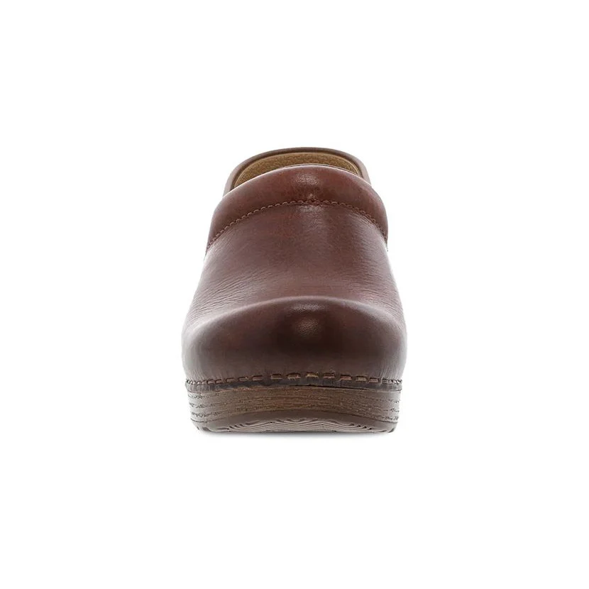 Dansko Women's Professional Full Grain Clog - Saddle - Image 4