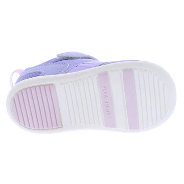 Tsukihoshi Velcro Baby Racer Sneaker - Lilac/Rose (Sizes 3 to 6.5) - Image 3