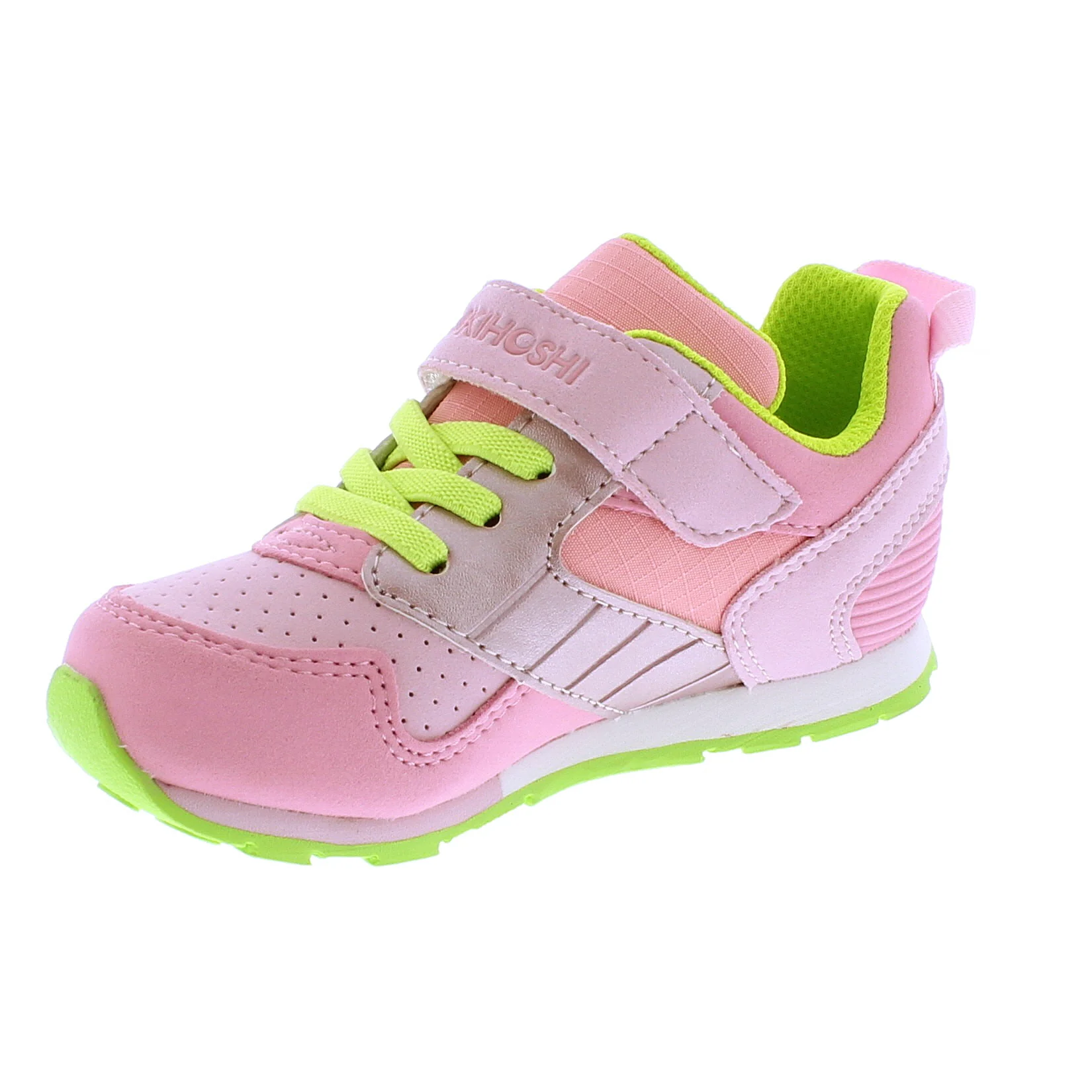 Tsukihoshi Child (Sizes 7 to 13) Racer Sneaker - Pink/Apple - Image 4