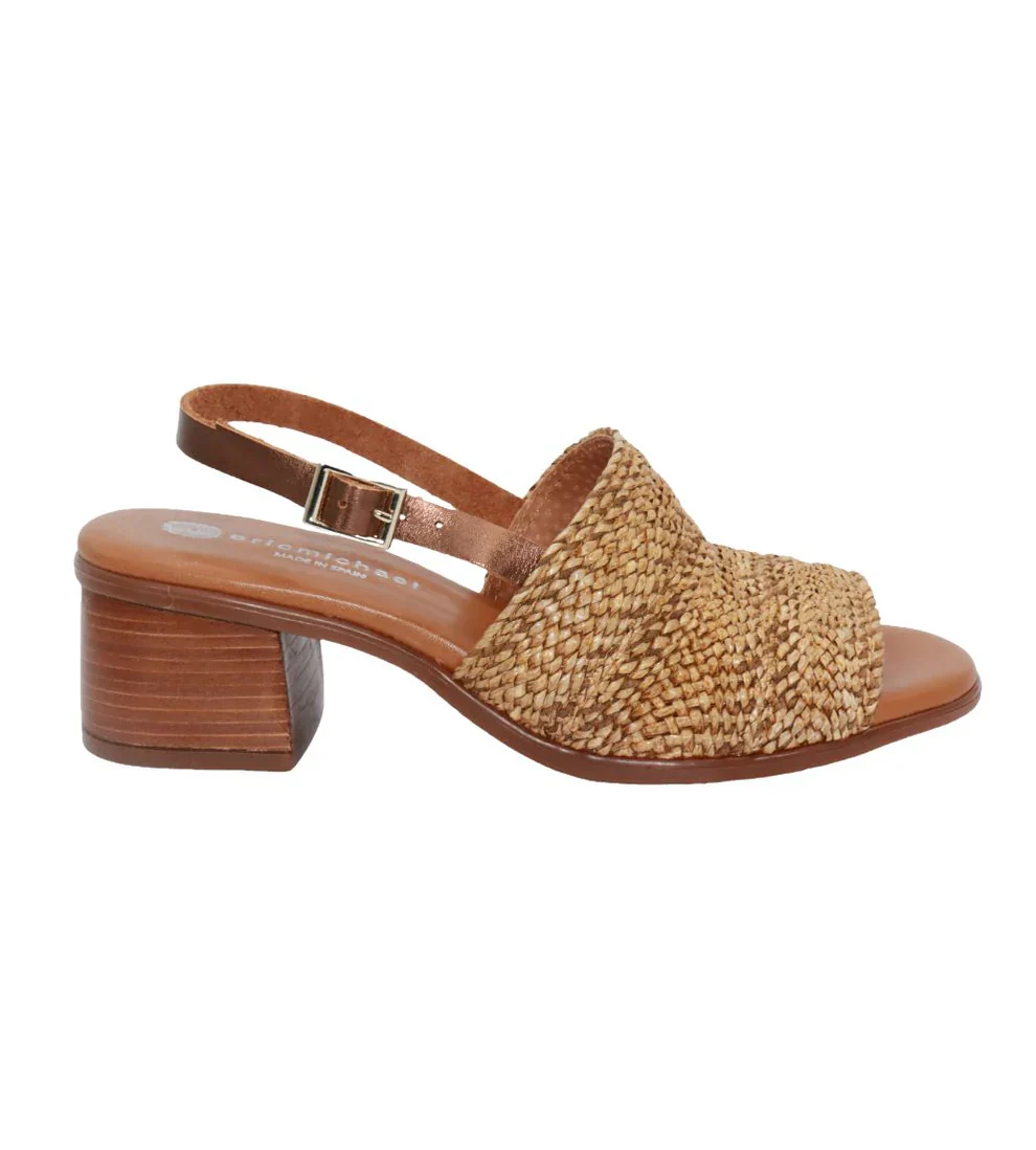 Eric Michael Women's Rafa Slingback Sandals - Tan - Image 2