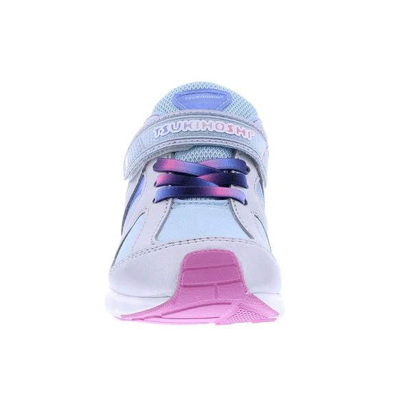 Tsukihoshi KIDS Rainbow Sneaker - Silver/Sky - Image 5