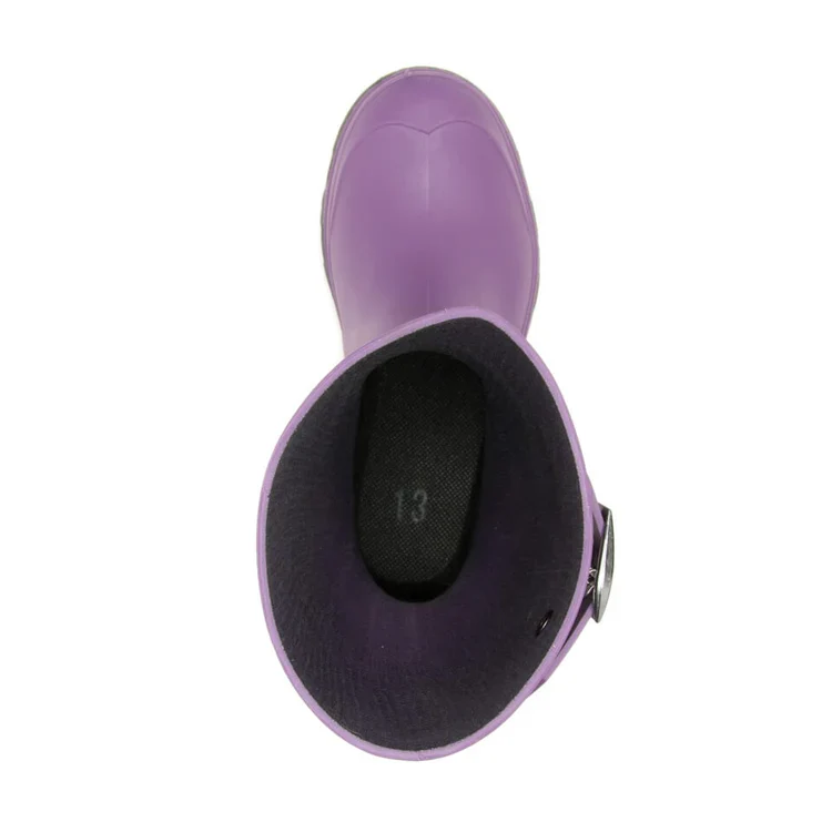 Kamik Kids' Raindrops Waterproof Rain Boots - Eggplant - Image 4