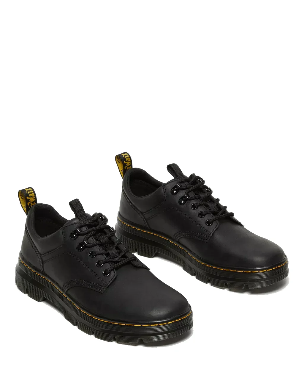 Dr Martens Men's Reeder Wyoming Leather Utility Shoes - Black - Image 4