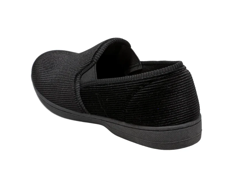 Foamtreads Men's Regal 2 Slipper - Black - Image 4
