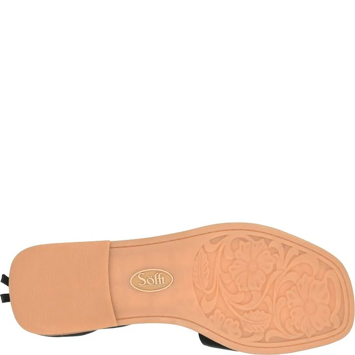 Sofft Women's Reyna Back Zip Sandals - Black - Image 3