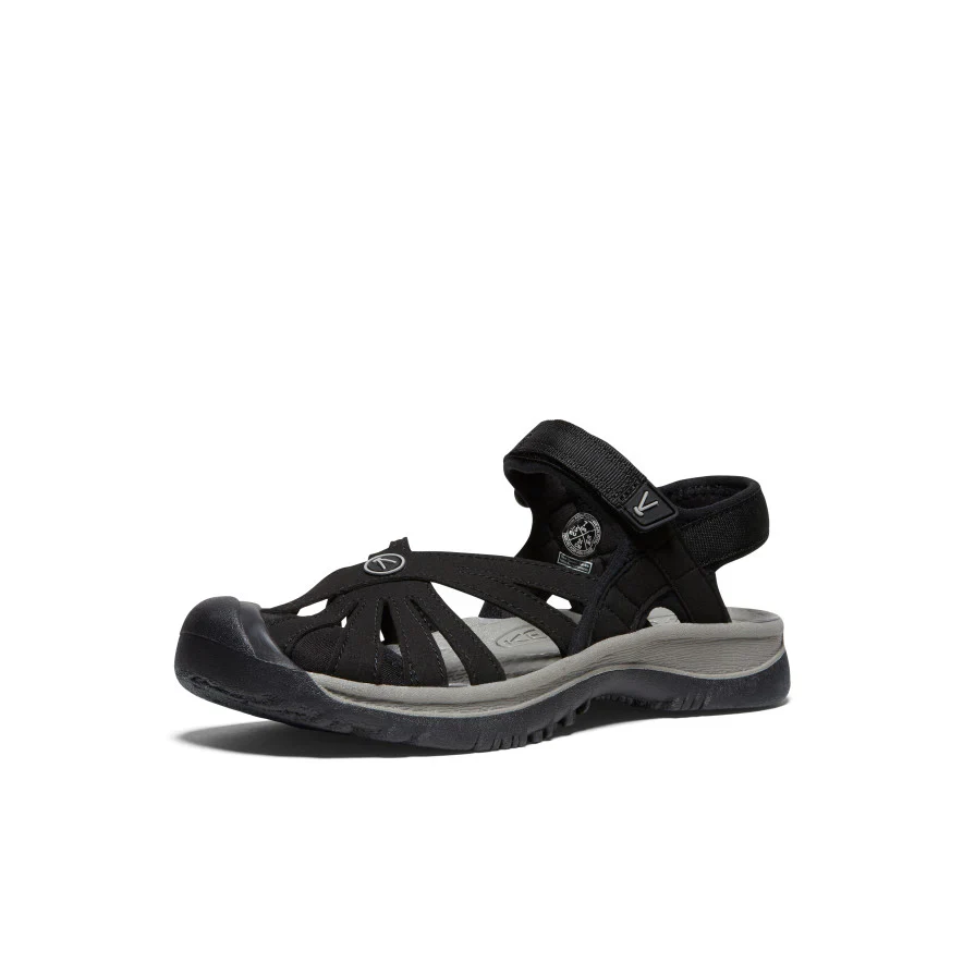 Keen Women's Rose Adventure Sandal - Black/Nuetral Gray - Image 3