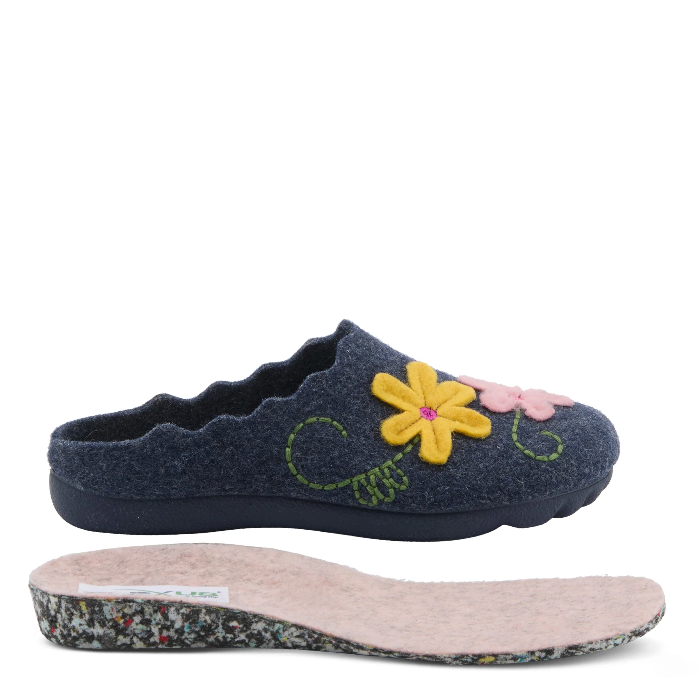 Spring Step Flexus Women's Roseburg Slippers - Navy - Image 7