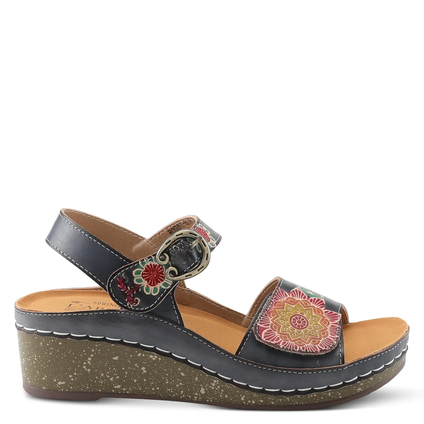 L'Artiste by Spring Step Roshni Sandals - Blue Multi - Image 3