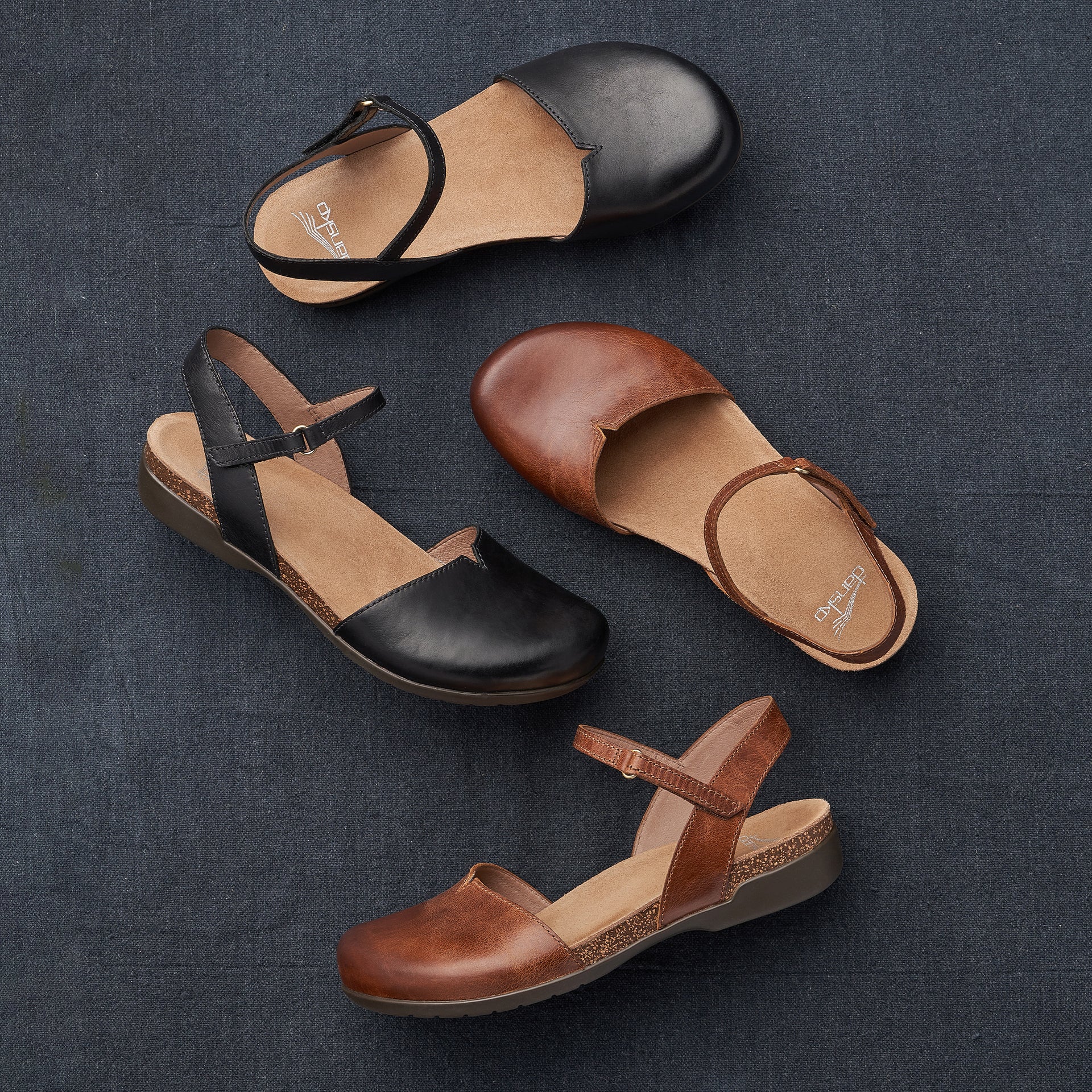 Dansko Women's Rowan Waxy Burnished Leather Sandal - Tan - Image 9