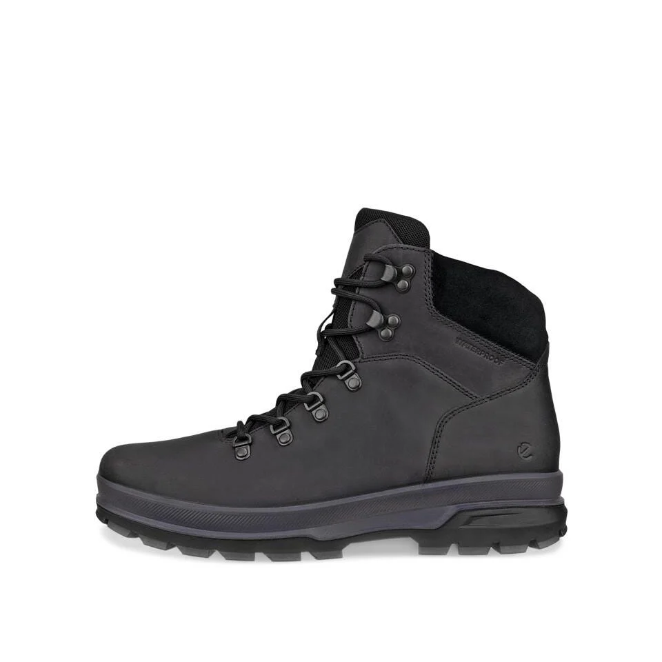 ECCO Men's Rugged Track Waterproof Boots - Black - Image 3