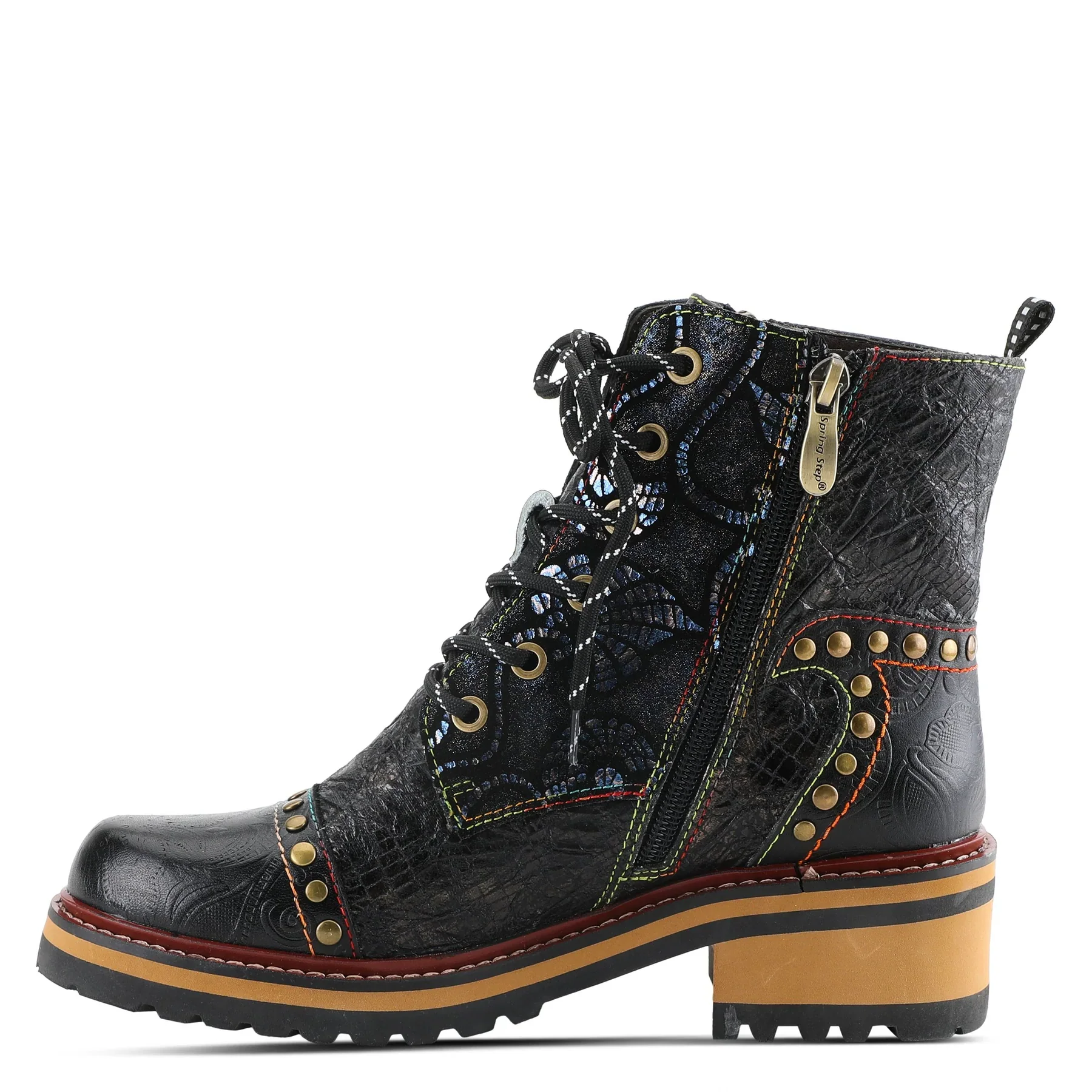 L'Artiste by Spring Step Rugup Boot - Black Multi - Image 2