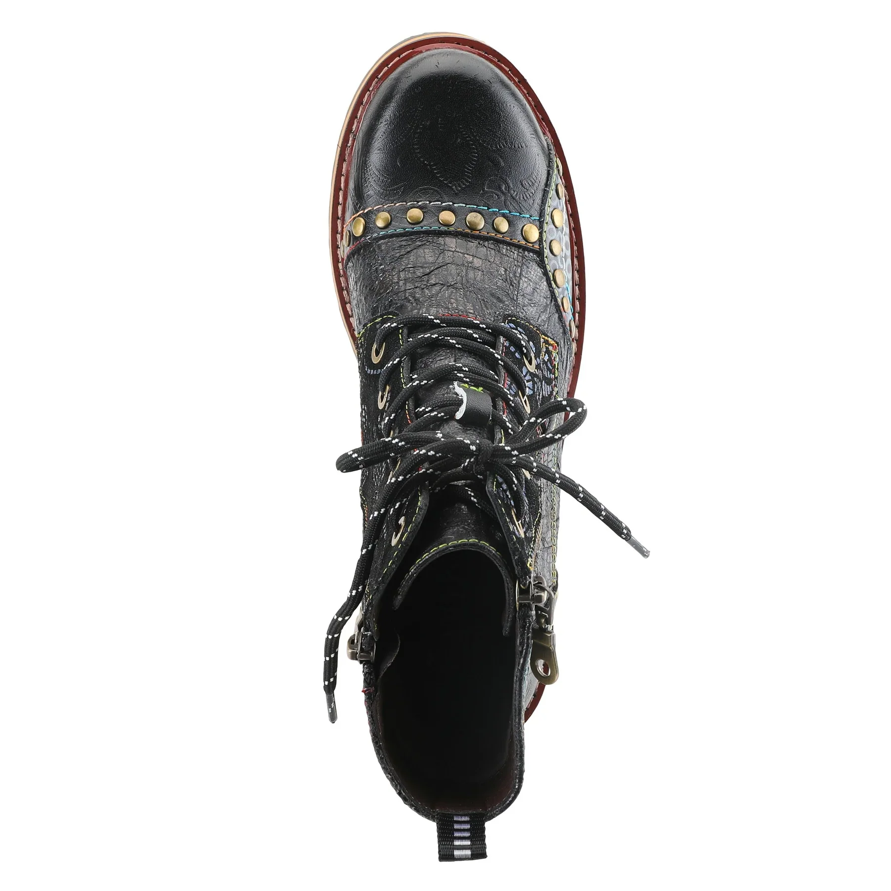 L'Artiste by Spring Step Rugup Boot - Black Multi - Image 4