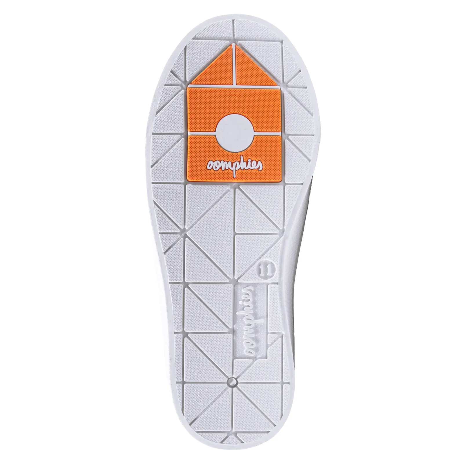 Oomphies Girls' (Sizes 5-12) Sam Sneaker - Grey Hearts - Image 4
