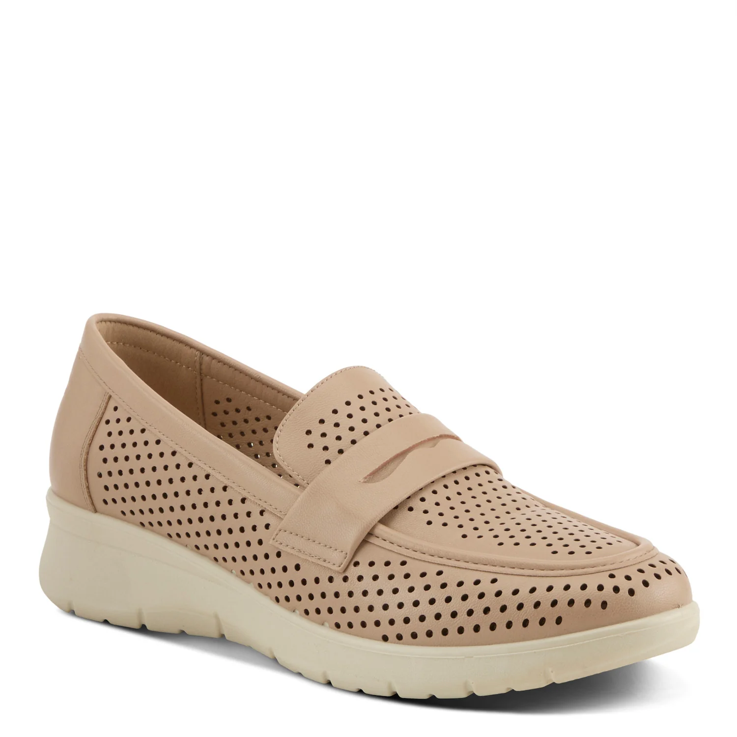 Flexus by Spring Step Women's Shoji Slip On Penny Loafer - Beige
