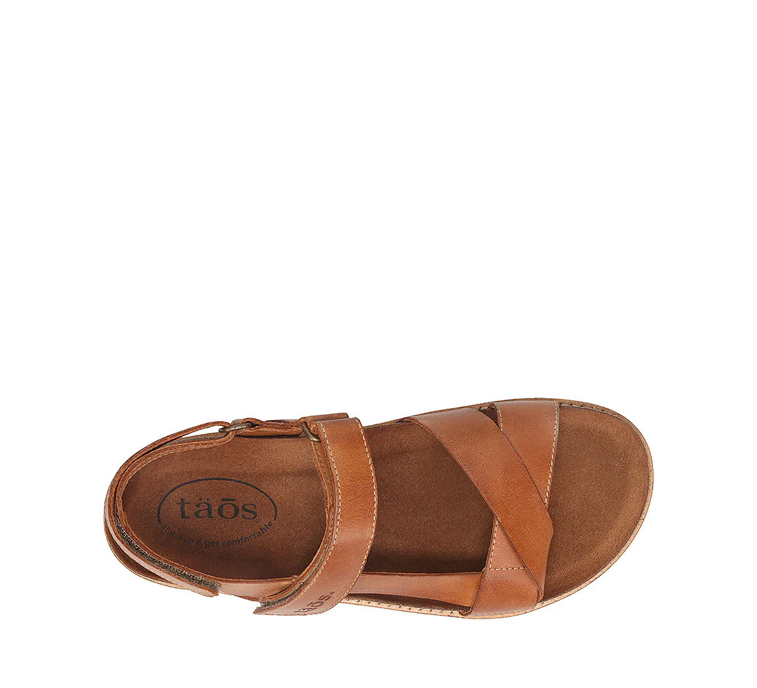 Taos Women's Sideways Sandal - Caramel - Image 5