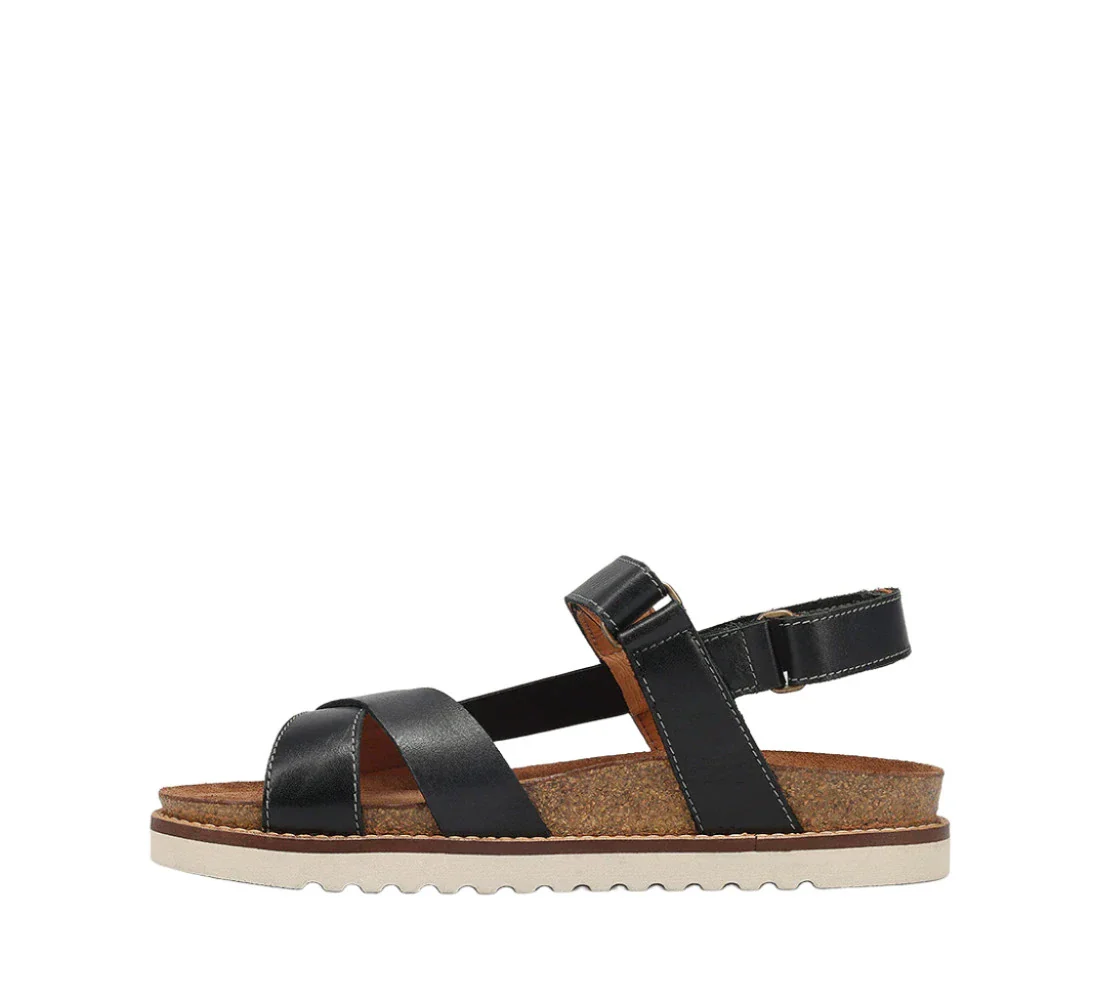 Taos Women's Sideways Sandal - Black - Image 2