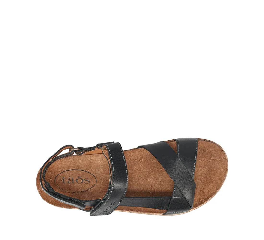 Taos Women's Sideways Sandal - Black - Image 4