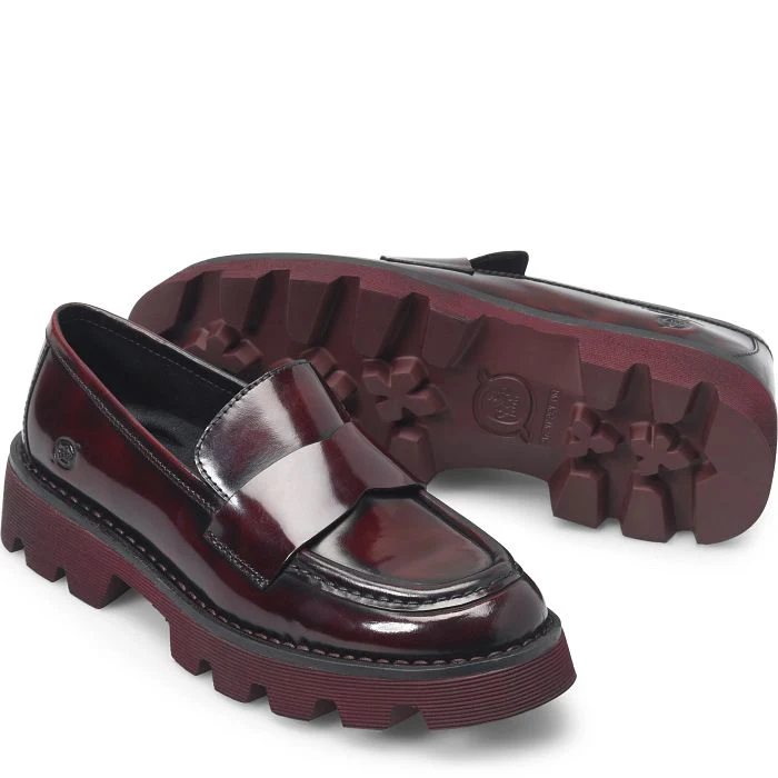 Born Women's Sigge Slip On - Dark Cherry - Image 3