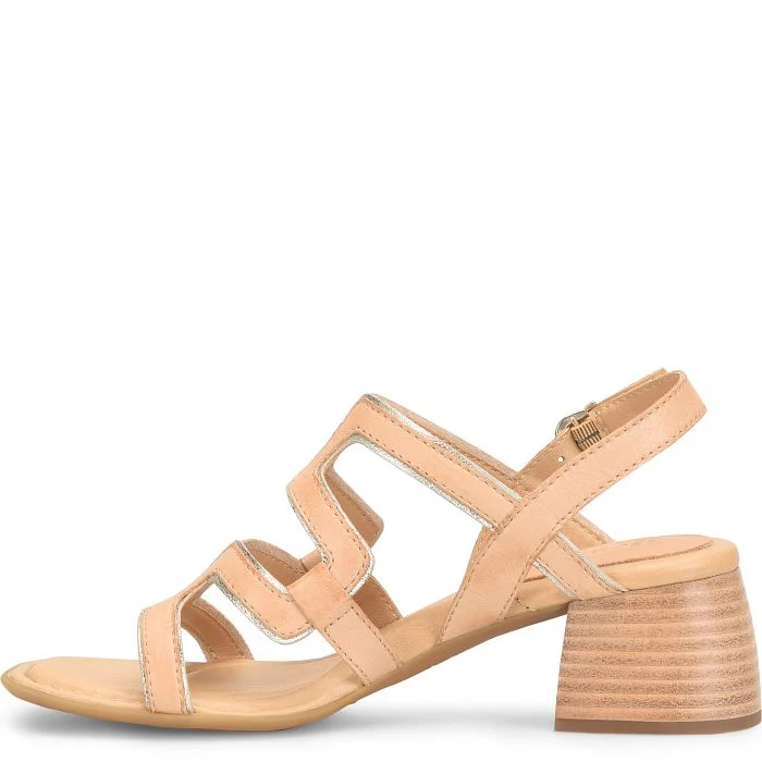 Born Women's Sofia Heeled Sandal - Natural/Pana Cotta - Image 2