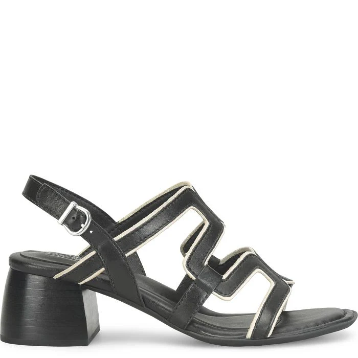 Born Women's Sofia Heeled Sandal - Black/Birch - Image 3