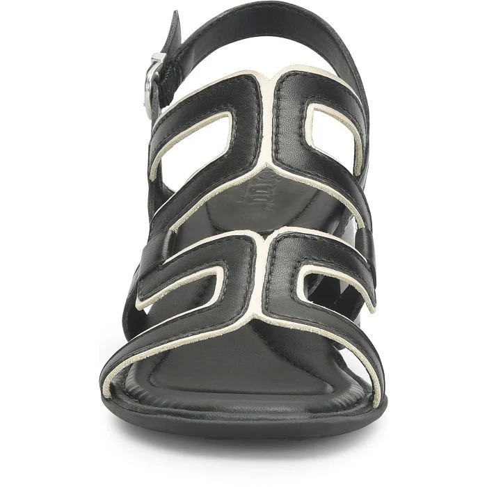 Born Women's Sofia Heeled Sandal - Black/Birch - Image 4