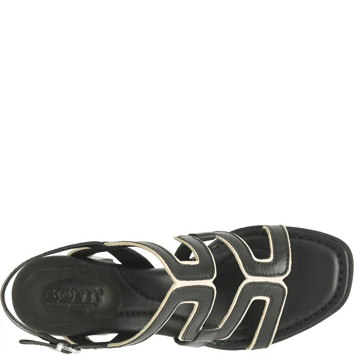 Born Women's Sofia Heeled Sandal - Black/Birch - Image 6